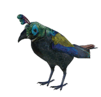 3D Bird Sticker by MeshMinds
