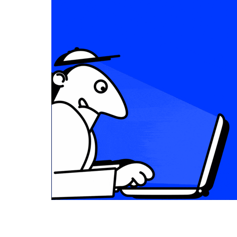 AndrewOrdie coffee work cafe working Sticker