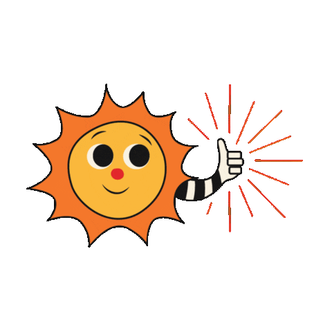 SupergaSingapore giphyupload sun thumbs up good job Sticker