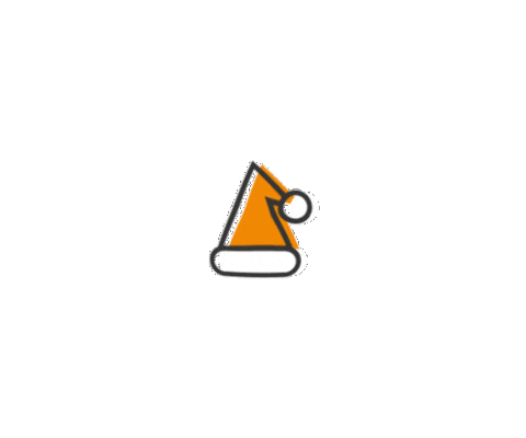 santa hat christmas Sticker by The Bloc