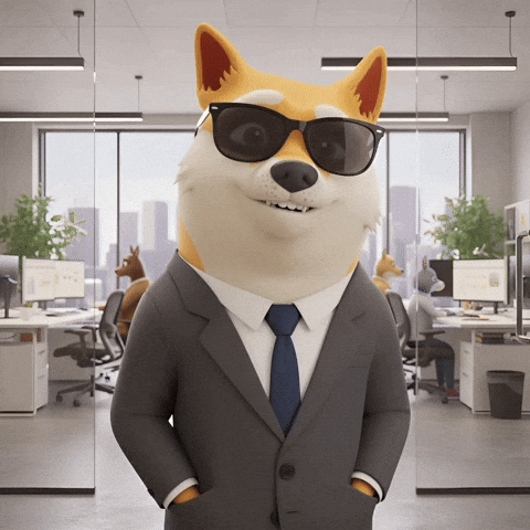 To The Moon Smiling GIF by Doge Pound