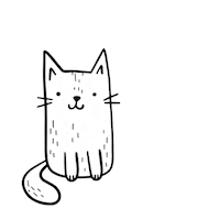 Cat Pet Sticker by mimovrste=)