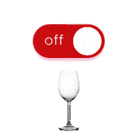 Cocktail Time Wine Sticker by GalenTurkbuku