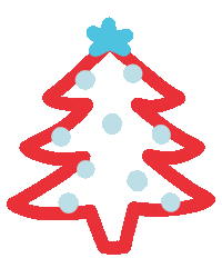 Merry Christmas Sticker Sticker by Ai and Aiko