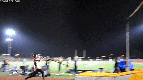 fail pole vault GIF by Cheezburger