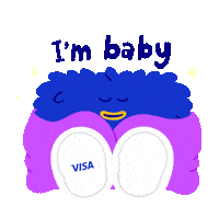 VisaAP money mascot furry かわいい Sticker