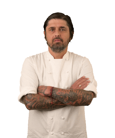ChefLudo no no way chef kitchen Sticker