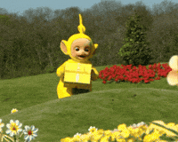 So Excited Running GIF by Teletubbies
