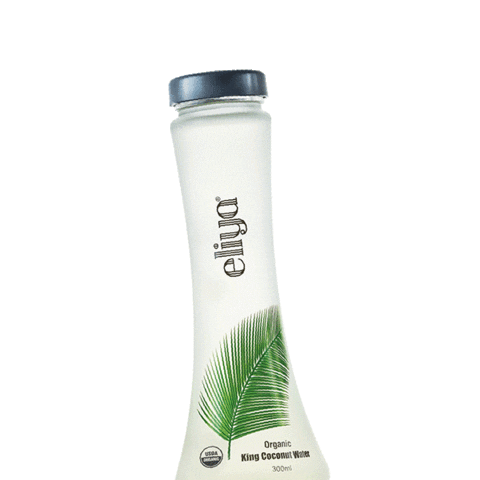 eliyanyc coconut water eliya king coconut water Sticker