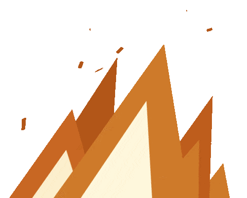 Animation Fire Sticker by Cutout Studio