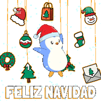 Merry Christmas Sticker by Pudgy Penguins