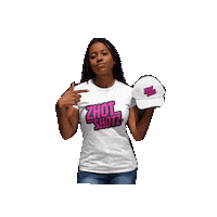 Game Time Woman Sticker by Zhot Shop