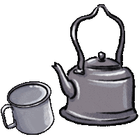 Good Morning Coffee Sticker
