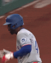 High Five Texas Rangers GIF by MLB
