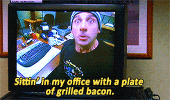 the office bacon GIF