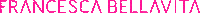 francescabellavita fashion pink woman brand Sticker
