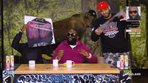 rick ross entertainment GIF by Desus & Mero