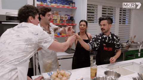 Drunk GIF by My Kitchen Rules