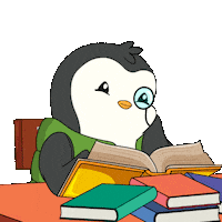 Learn Read A Book Sticker by Pudgy Penguins
