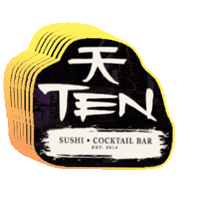 Tensushi Sticker by BosscatKitchenandLibations