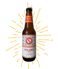 Golden Ale Beer Sticker by SGBevCo