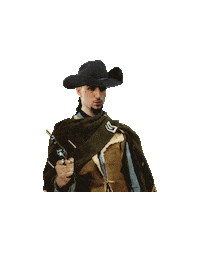 Cowboy Brooklyn Sticker by ABG Neal