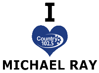 Michael Ray Sticker by Country 102.5