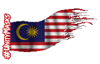 MelindaLooi mask flags sabah kualalumpur Sticker