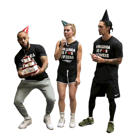 Happy Birthday Fitness Sticker by BlackoutDMV