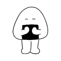 furiirakun onigiri おにぎり furiirakun フリイラくん Sticker