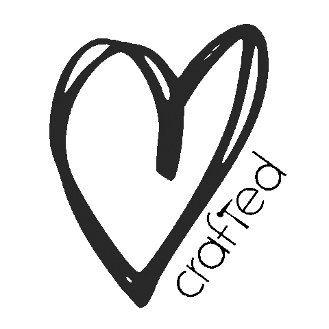 crafted love heart crafted diy studio Sticker