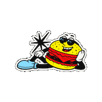 Comida Burger Sticker by Promotty