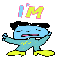 Sad Bad Day Sticker by Aaron's World 94