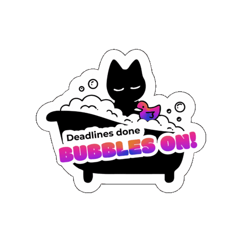 Lna_design giphygifmaker cat creative break Sticker