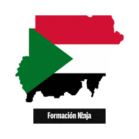 Sudan Flag Sticker by Formación Ninja
