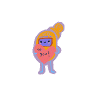I Love You Heart Sticker by napper.app