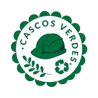 CascosVerdes inclusion ambiente educacionambiental cascos verdes Sticker