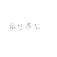 mai1204 かわいい handwritten 手書き シンプル Sticker