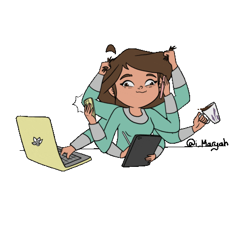 Multitasking Sticker