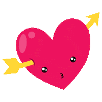 mooimentha love heart pink kiss Sticker