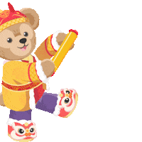 Blessing Greeting Sticker by Hong Kong Disneyland