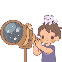 Space Love Sticker by HyperBeard