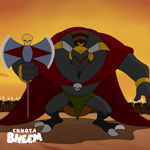 Dark Lord Monster GIF by Chhota Bheem