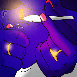 MylesHi giphyupload party light smoke GIF