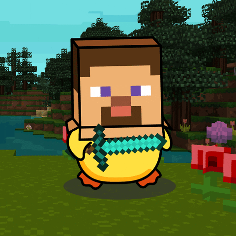 digitalducks giphyupload stabby quacks cartoon duck GIF