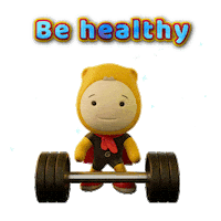 Workout Be Happy Sticker by Gumazing