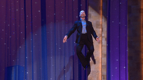 Flying Sean Hayes GIF by Team Coco