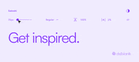 deblank inspiration font bold get inspired GIF
