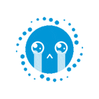 Sad Face Sticker by ovogene