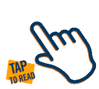 Hand Click Sticker by Bucknell University